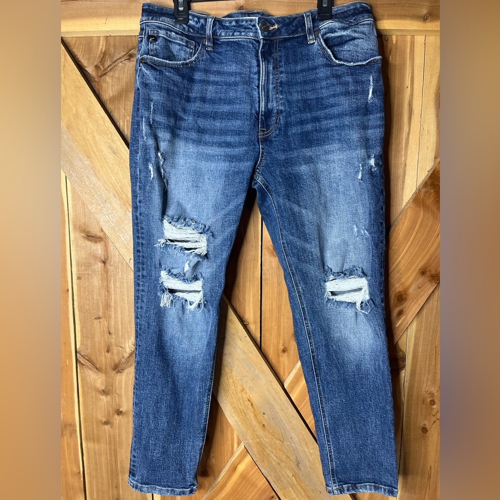 Kancan Estilo Distressed‎ Stretch Mid Rise Jeans 15/31
